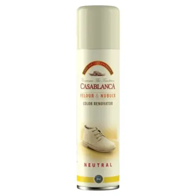 Spray pentru Restaurarea Culorii, Piele Nabuc, Neutru, 200 ml, Casablanca