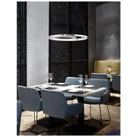Lampa suspendata GALAXY Crom Aluminiu Alb Metal & Acrylic LED 47.5 Wat 230 Volt 2280Lm 3000K IP20