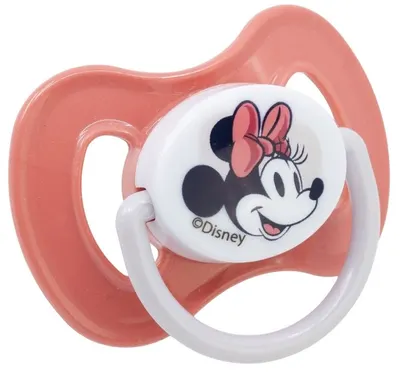 Suzete din silicon Stor - Minnie Mouse Heart Full, 6 luni+, 2 buc