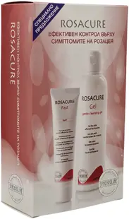 Synchroline Rosacure Set - Emulsie de gel și gel de curățare, 30 + 200 ml
