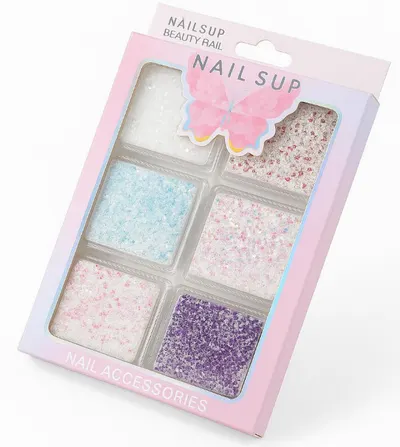 Set 6 Shimmer Flakes Nailsup