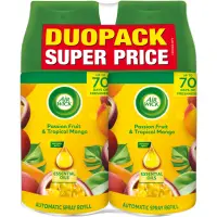 Air Wick Freshmatic Passion Fruit & Tropical Mango odorizant de camera rezervă cu parfum DUO 2x250 ml