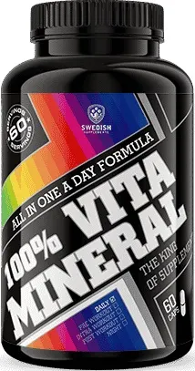 100% Vita Mineral, 60 capsule, Swedish Supplements