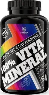 100% Vita Mineral, 60 capsule, Swedish Supplements