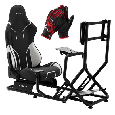 Scaun gaming Huzaro - Speed 6.0, negru/gri