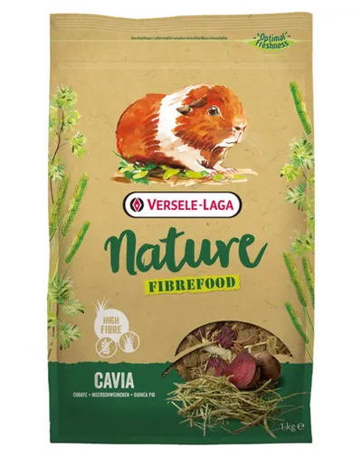 VERSELE-LAGA Cavia Nature Fibrefood - Light & Sensitive pentru porcușori de Guineea cu sistem digestiv sensibil 1 kg