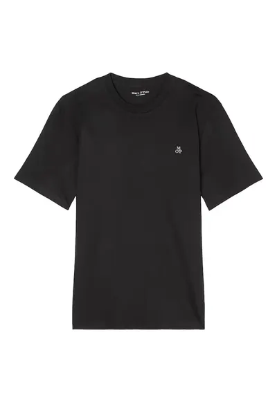 Tricou regular fit din bumbac - Negru