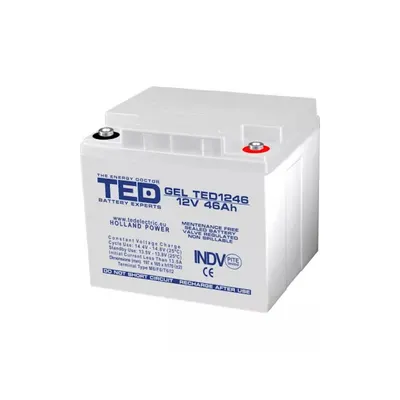 Baterie Gel Ted1246m6 12v 46ah