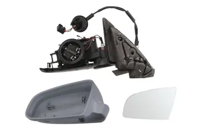 Oglinda stanga potrivit AUDI A3 2003-2008 - electrica, asferic, incalzita, grunduita
