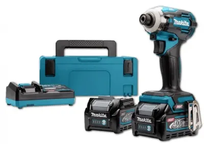 Șurubelniță cu impact cu acumulator Makita - TD001GM201, 40V-XGT + 2.5 Ah