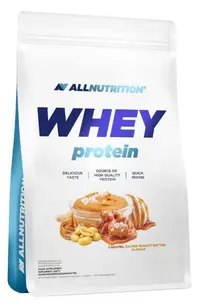 Whey Protein, caramel sărat și unt de arahide, 2.27 kg, AllNutrition