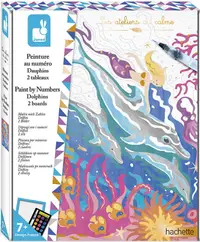 Coloreaza dupa numere Janod - Delfinii