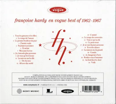 Francoise Hardy En Vogue Best Of 1962-1967