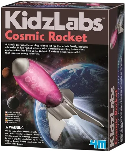 Trusă științifică 4M KidzLabs - Rachetă spațială