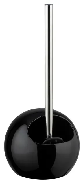 Perie de toaletă Wenko - Rimless, Ø 18 х 40 cm, negru