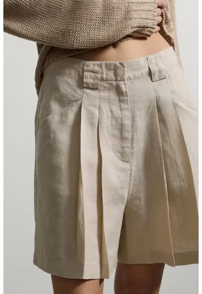 Pantaloni Scurti De Dama Bej 003571185