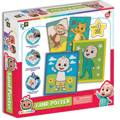 Set creativ pictura cu nisip Cocomelon