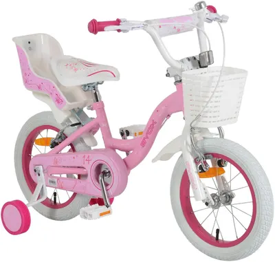 Bicicletă pentru copii Byox - Flower, 14", roz