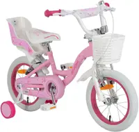 Bicicletă pentru copii Byox - Flower, 14", roz