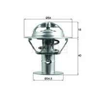 Termostat, lichid racire MAHLE TX 180 86D