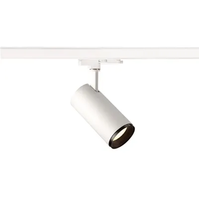 Iluminat decorativ pe sina, Melodii NUMINOS M, alb sistem 3 faze alb / negru lumina 4000K 24 °