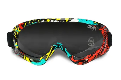 Ochelari de protectie Kimo Wear pentru copii, culoare galben-verde