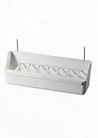 2 GR Hranitor Voliera 20 cm Alb 025GW