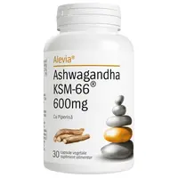 Ashwagandha KSM-66, 600mg, 30 capsule vegetale, Alevia