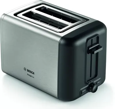 Prajitor de paine Bosch - TAT3P420, 970W, 1 trept prajire, negru/gri