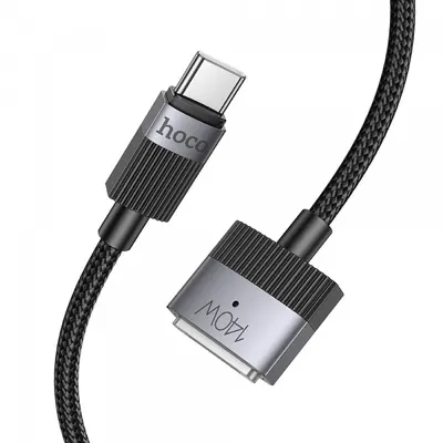 Cablu Incarcare HOCO U141, USB-C - MagSafe 3, 140W, 1.8m, Negru