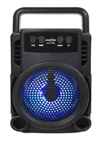 UB Mini Boxa portabila GTS 1360 cu led RGB cu maner transport