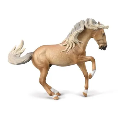 Figurina pictata manual Armasar Lusitan - Sooty Palomino 80003