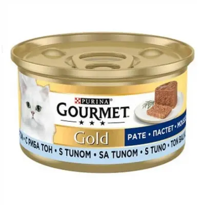 Hrana umeda pentru pisici Gourmet Gold Mousse cu ton 85 gr