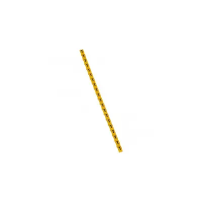 Eticheta Duplix - negru capital letter on yellow backgrotund - ''T''