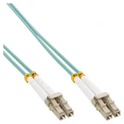 Cablu fibra optica LC-LC Duplex Multimode OM3 LSOH 7.5m, InLine IL88547O