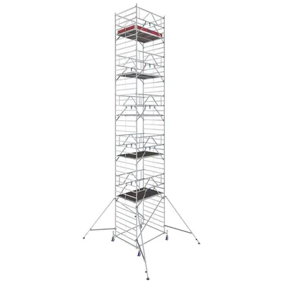 Schela mobila Stabilo S50 1,5 x 2m, aluminiu, inaltime lucru 13.4m, inaltime max. platforma 11.4m