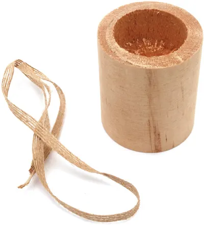 Suport pentru lumânări din lemn Em Art - 7 x 6 cm