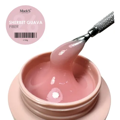 Gel Uv constructie Fiber Sherbet Guava 26 Mack's 50g