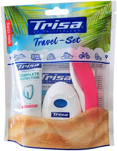 Trisa Trusă de igienă orală Travel Set, 4 piese