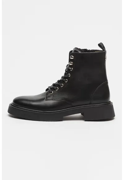 Ghete de piele Zeke - Negru