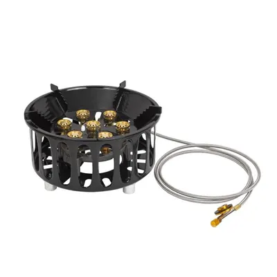 Arzator Tip Pirostrie pentru Camping, 7 Arzatoare