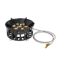 Arzator Tip Pirostrie pentru Camping, 7 Arzatoare