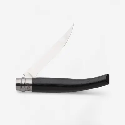 Cuţit Opinel n°10 Inox 10 cm Mâner Abanos Pliabil lamă conică