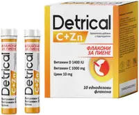 Detrical C+Zn, 10 fiole monodoză, Naturprodukt