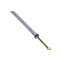 Diblu Universal din Plastic cu Surub, 6 x 40 mm, 200 Bucati, Z-tools