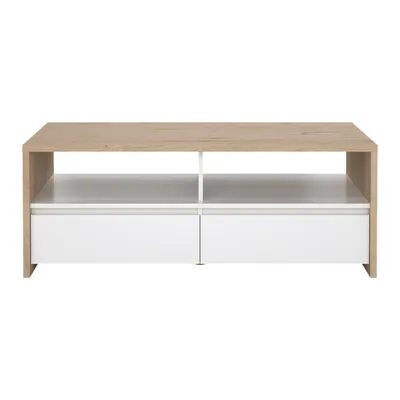 Măsuță de cafea albă-în culoare naturală 60x120 cm Next – Tvilum