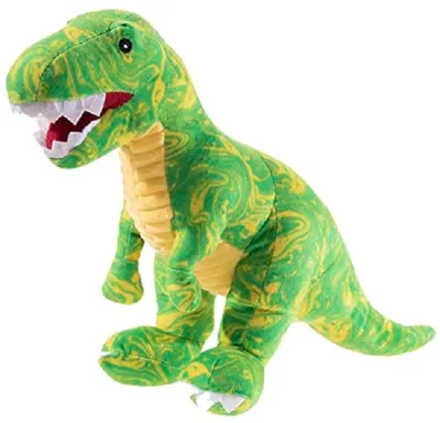 Jucărie de pluș ecologică Heunec - Dinozaur verde, 43 cm
