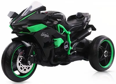 Motocicleta electrică cu trei roti Moni - Ninja, neagra