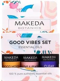 Makeda Botanics Set de aromaterapie Good Vibes, 3 x 10 ml