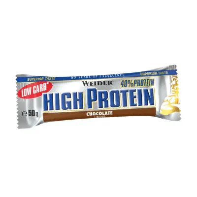 Baton proteic, WEIDER, 40% Low Carb, ciocolată, 50 g